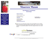 Tablet Screenshot of maureenmason.com
